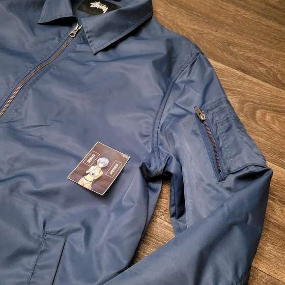 Stussy Flight Satin Coach Jacket M - Picture 3 of 8
